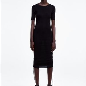ZARA | Adjustable Drawstring Dress